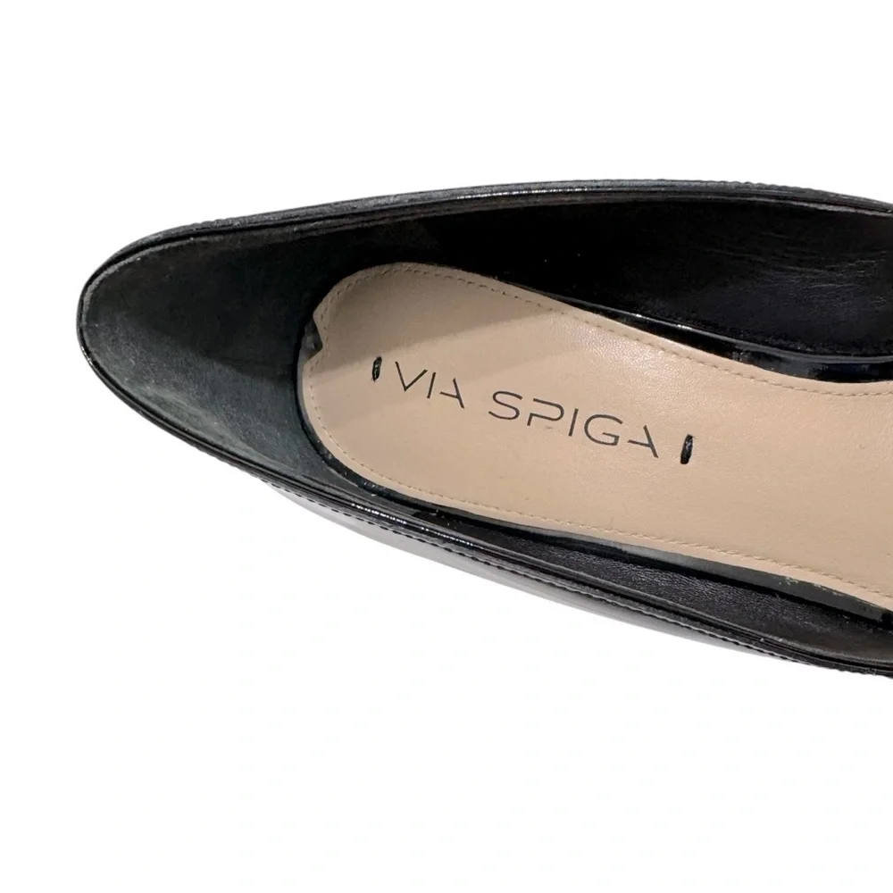 Via Spiga Stam patent leather‎ Sz 8 US